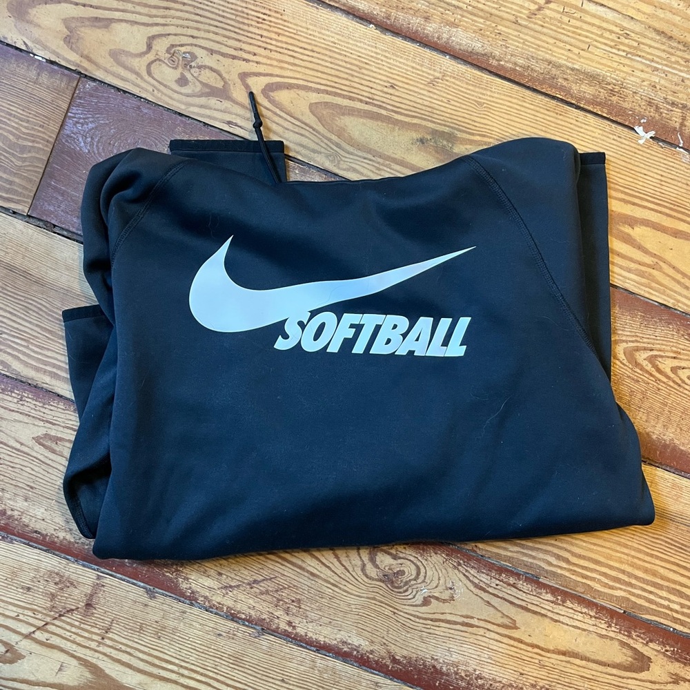 Nike Black Softball Hoodie for Women - Picture 2 of 4